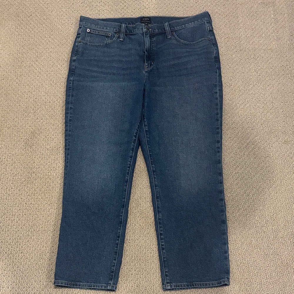 J. Crew Factory Womens Essential Straight Jeans 32